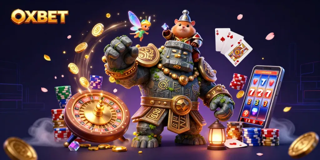 Experience thrilling gaming adventures at OXBET with vibrant magical characters and sparkling casino elements!