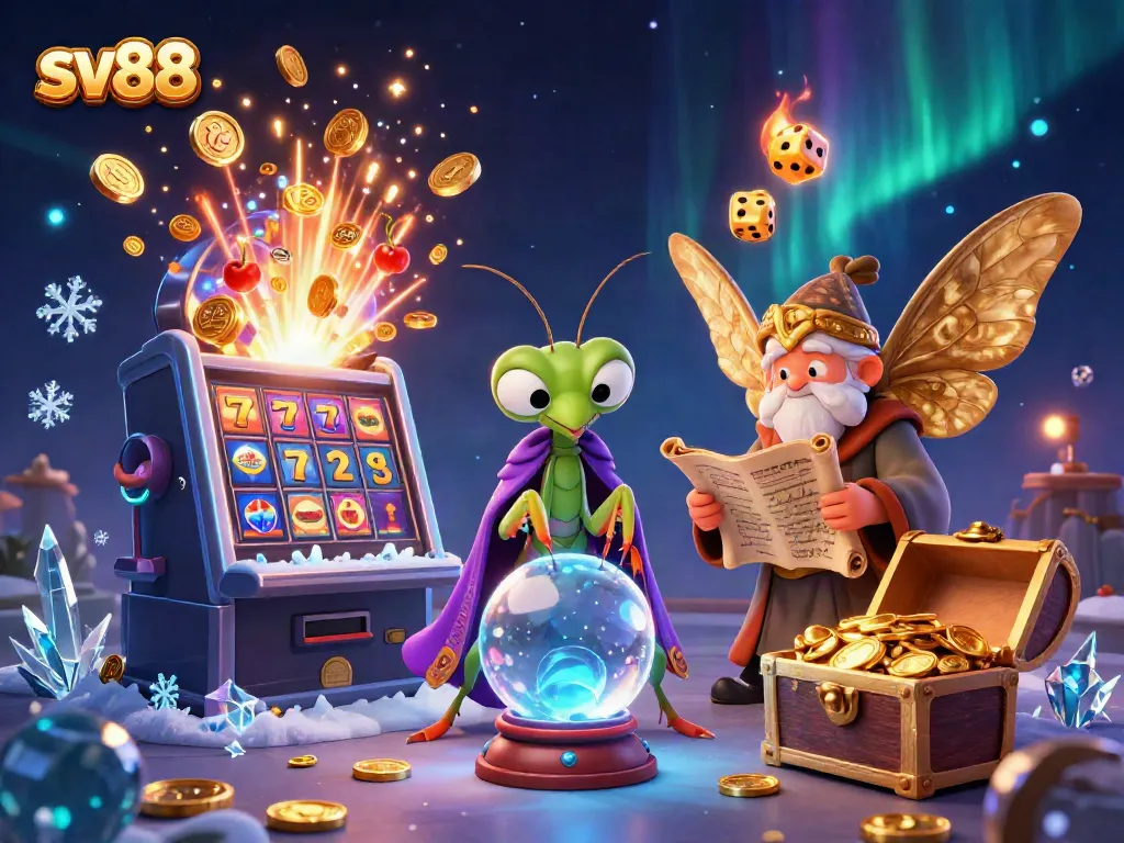 Engage with sv88's mystical world of online gaming featuring a fortune teller and a librarian.
