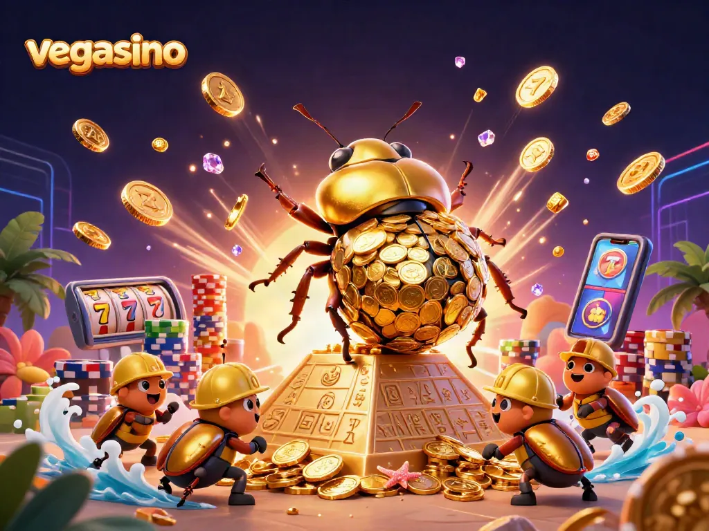 Experience winning with vegasino through dynamic 3D casino elements and vibrant characters.